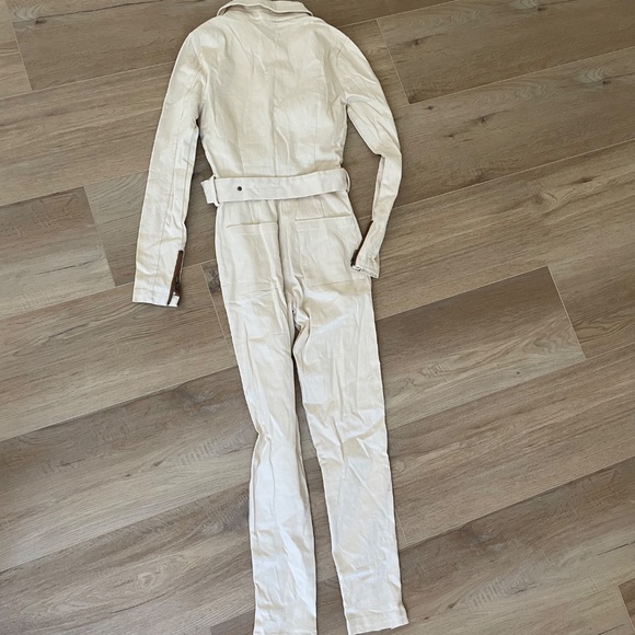 NWT fashion nova cream jumpsuit - Picture 6 of 6